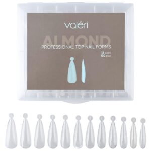 Valeri Professional Top Nail Forms "Almond"