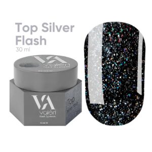 Valeri Top Silver Flash