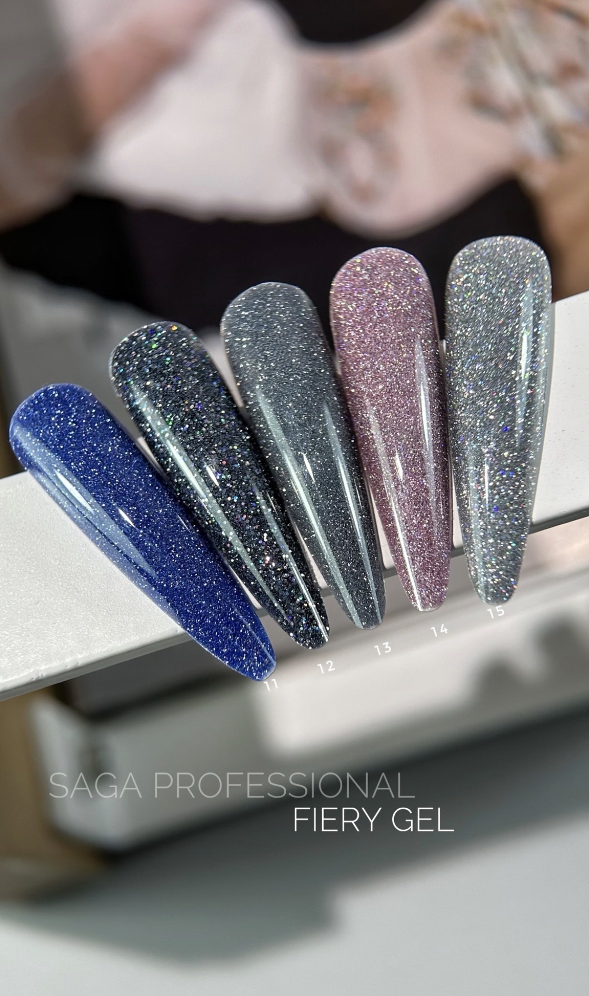 SAGA Professional Fiery gel №11, 10 мл - Зображення 2
