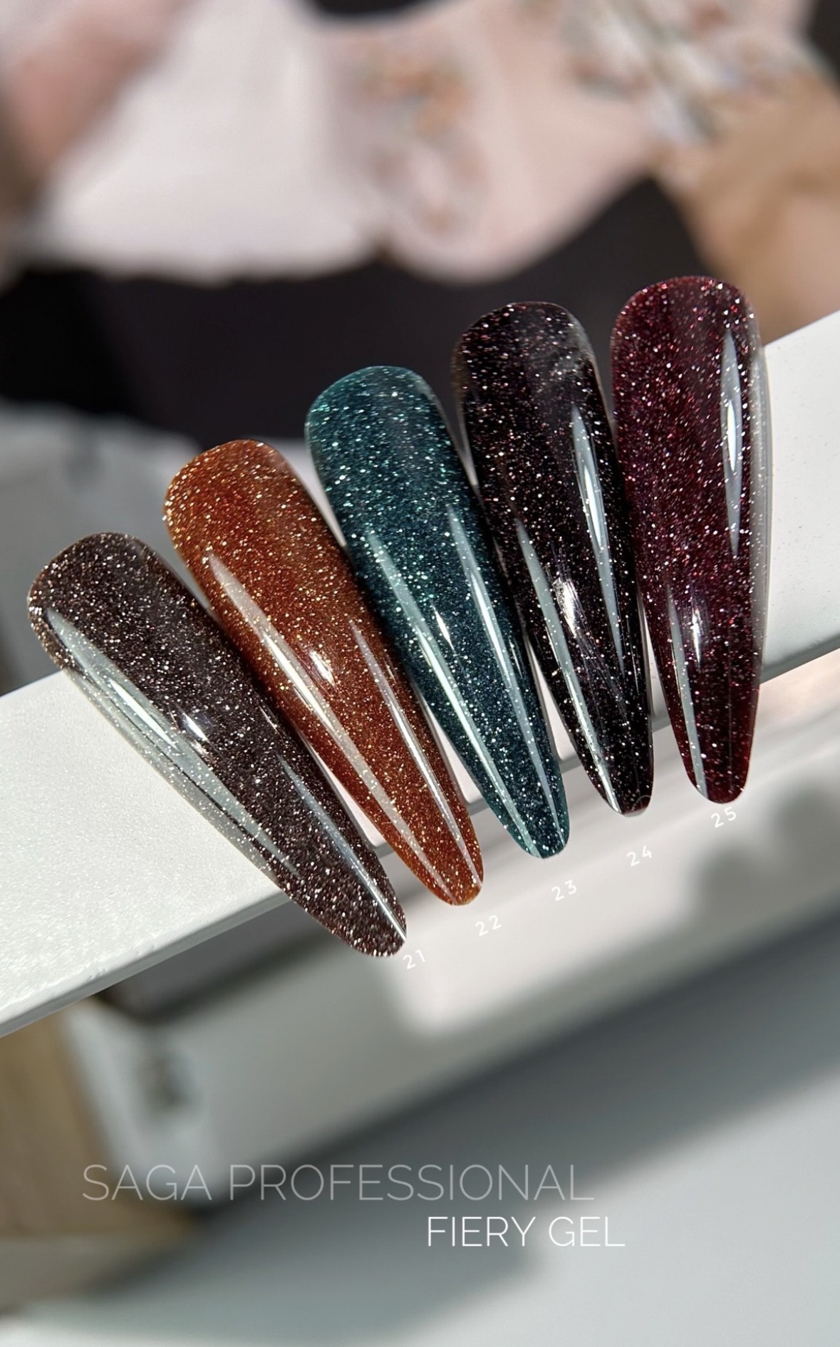 SAGA Professional Fiery gel №25, 10 мл - Зображення 2
