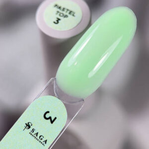 Топ кольоровий без липкого шару SAGA Professional Pastel Top №3, 10 мл