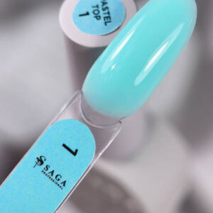Топ кольоровий без липкого шару SAGA Professional Pastel Top №1, 10 мл