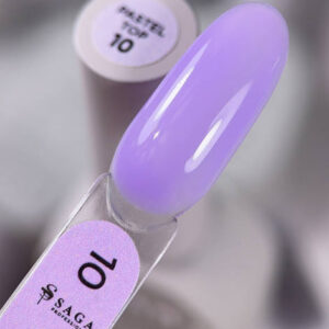Топ кольоровий без липкого шару SAGA Professional Pastel Top №10, 10 мл