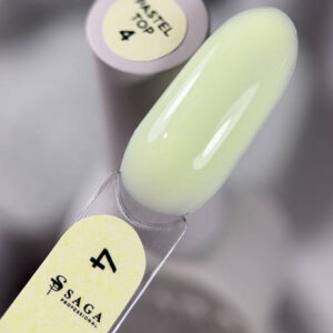 Топ кольоровий без липкого шару SAGA Professional Pastel Top №4, 10 мл