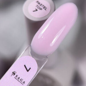 Топ кольоровий без липкого шару SAGA Professional Pastel Top №7, 10 мл