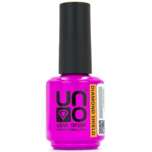 Топ для нігтів UNO 15 мл Diamond Sheld - без липкого шару