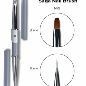 SAGA Professional Пензлик №9, двосторонній