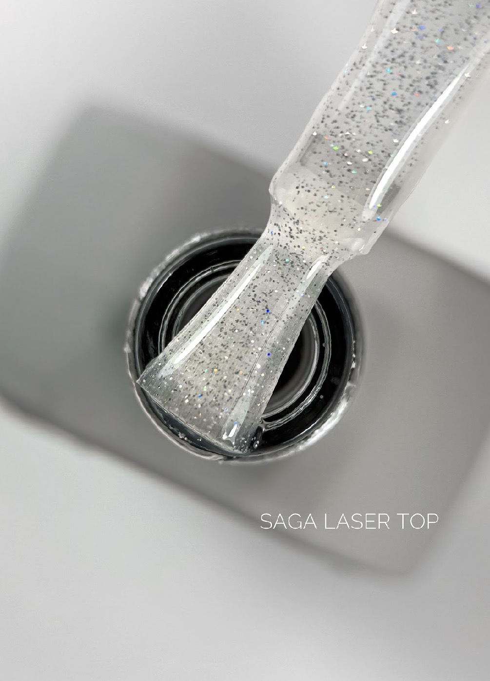 SAGA Top Laser Голографічний топ без липкого шару, 10 мл - Зображення 2
