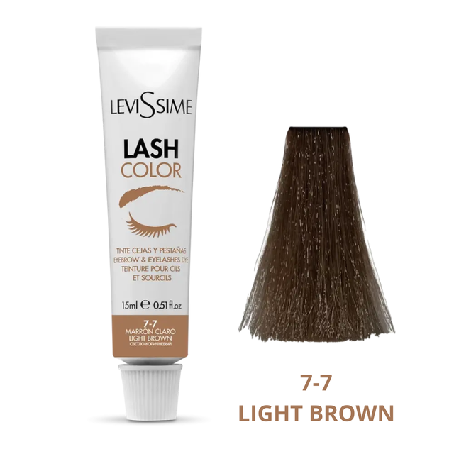 Levissime №7-7 (Левисим) краска для бровей и ресниц Светло-коричневая Light Brown 15 мл