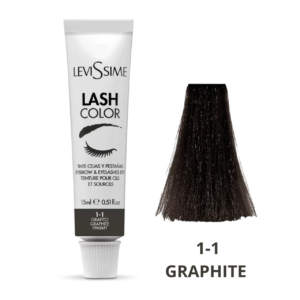 Левисим №1-1 (LeviSsime) краска для бровей и ресниц Графит Graphite 15 мл