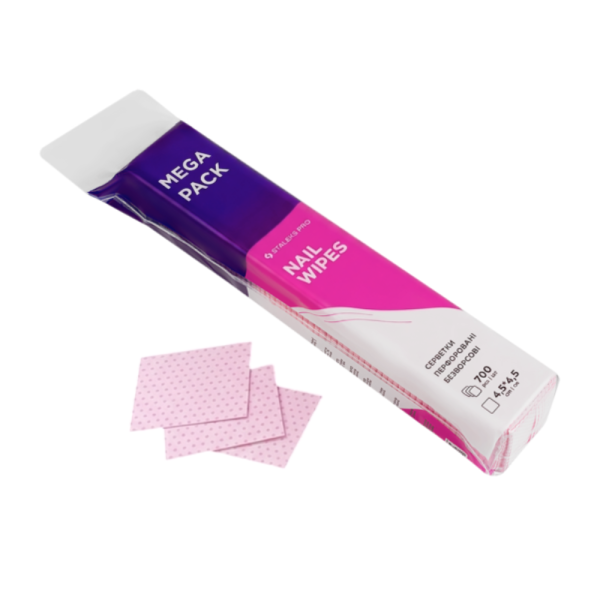 Серветки безворсові перфоровані STALEKS Expert Nail Wipes 700 шт