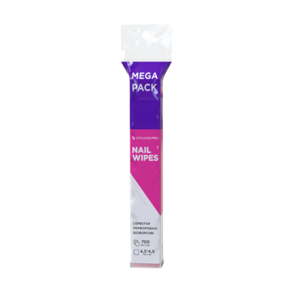 Серветки безворсові перфоровані STALEKS Expert Nail Wipes 700 шт - Зображення 3