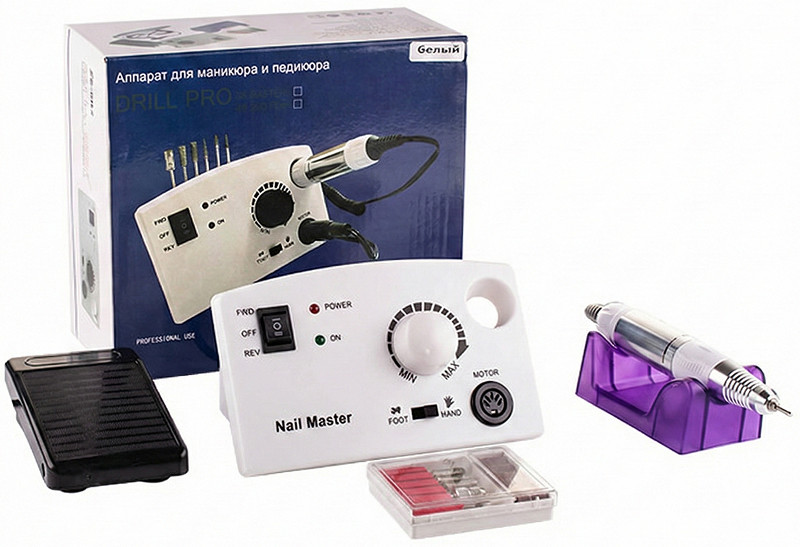 Фрезер для манікюру та педикюру Nail Master Pro ZS-602 на 45000 об/хв